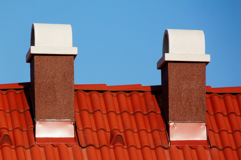 komin ceramiczny na dachu